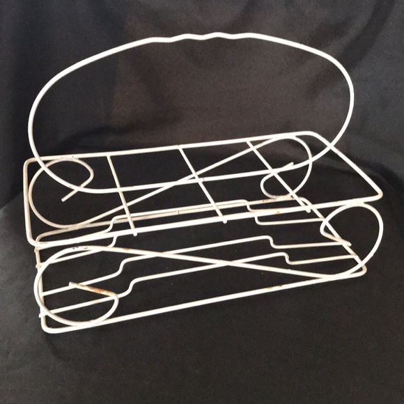 Vintage MCM Metal Drink/Glass Caddy/Carrier